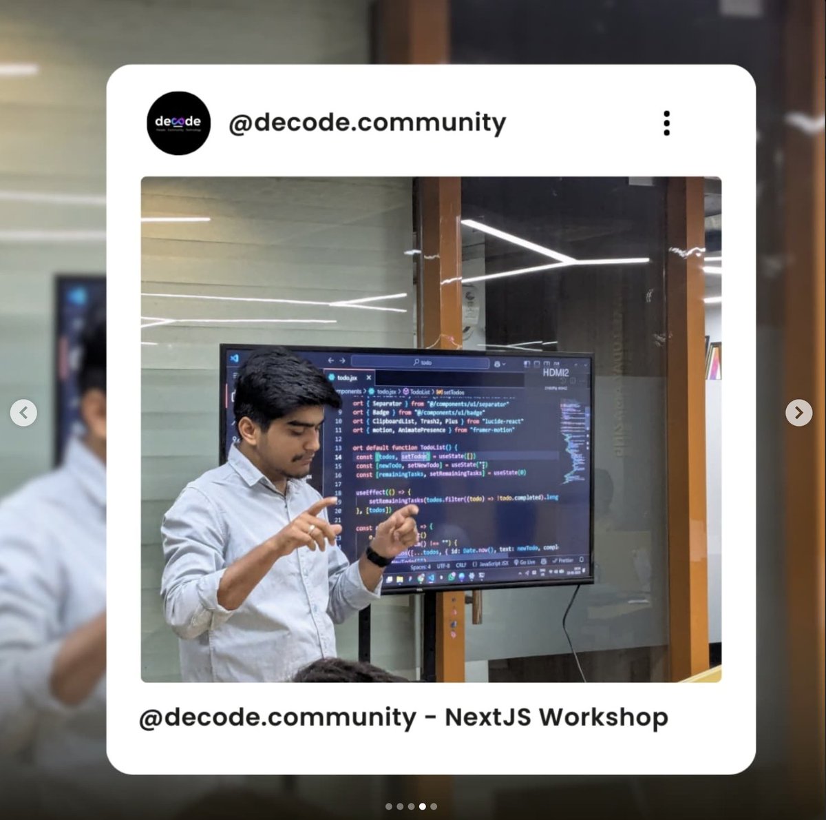 CommunityDecode's tweet image. 🚀 Our exclusive Next.js x @supabasecom Hands-on Workshop was amazing! Participants mastered serverless databases & built dynamic full-stack apps.
Huge thanks to everyone who joined! Stay tuned for more tech workshops! 🔥
#NextJSxSupabase #FullStackDevelopment #DecodeCommunity