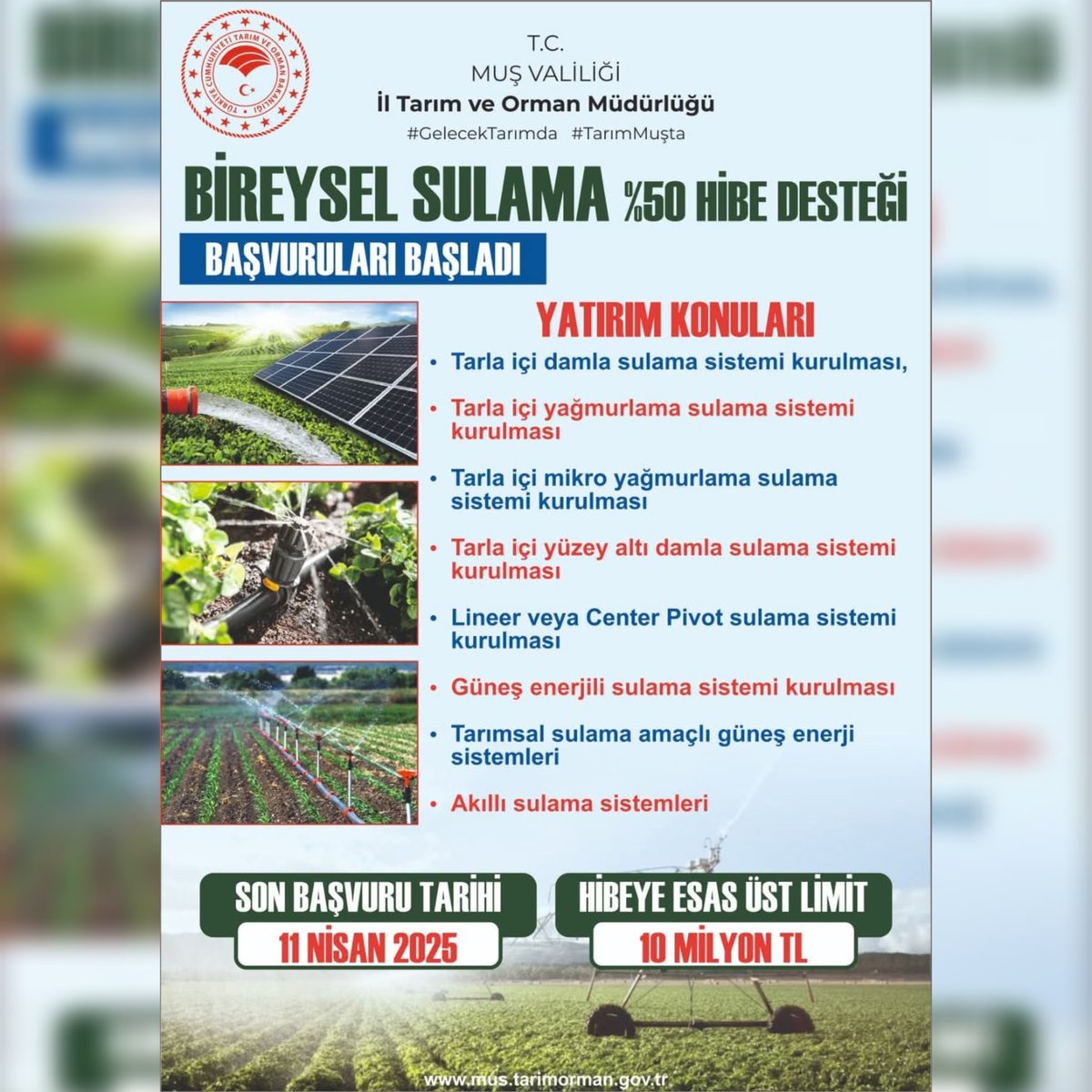 Bulanık İlçe Tarım ve Orman Müdürlüğü (@bulanik_tar49) on Twitter photo 