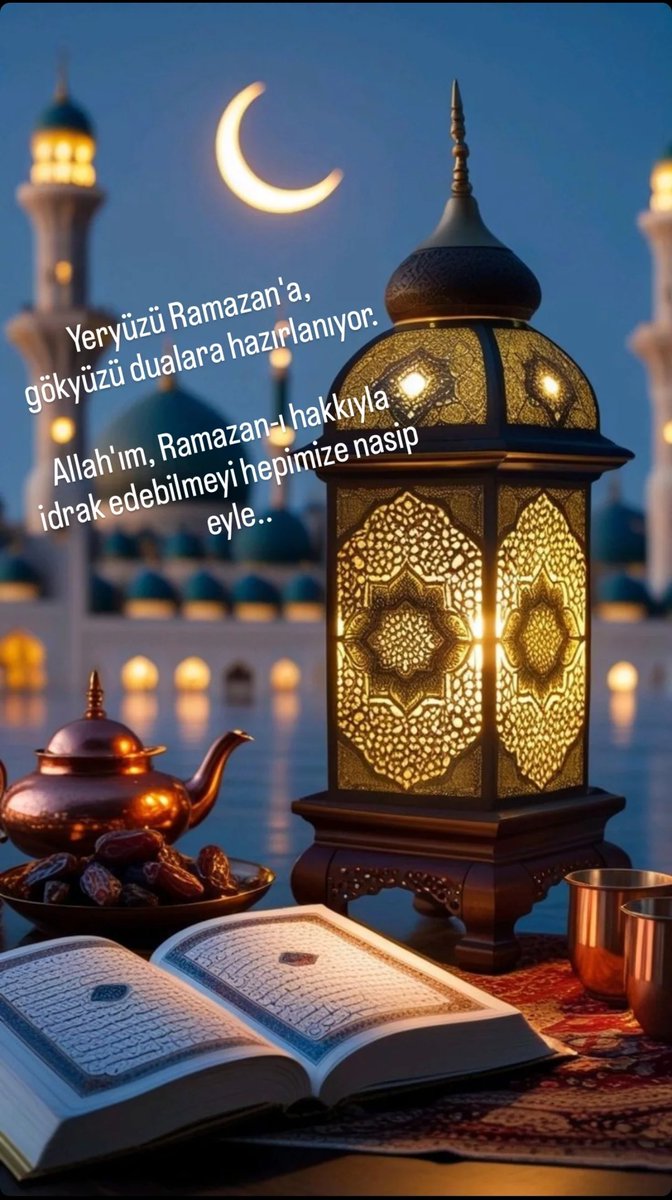 Hoşgeldin ya şehrî Ramazan. 

#ramazanbereketi 
#Ramazan2025