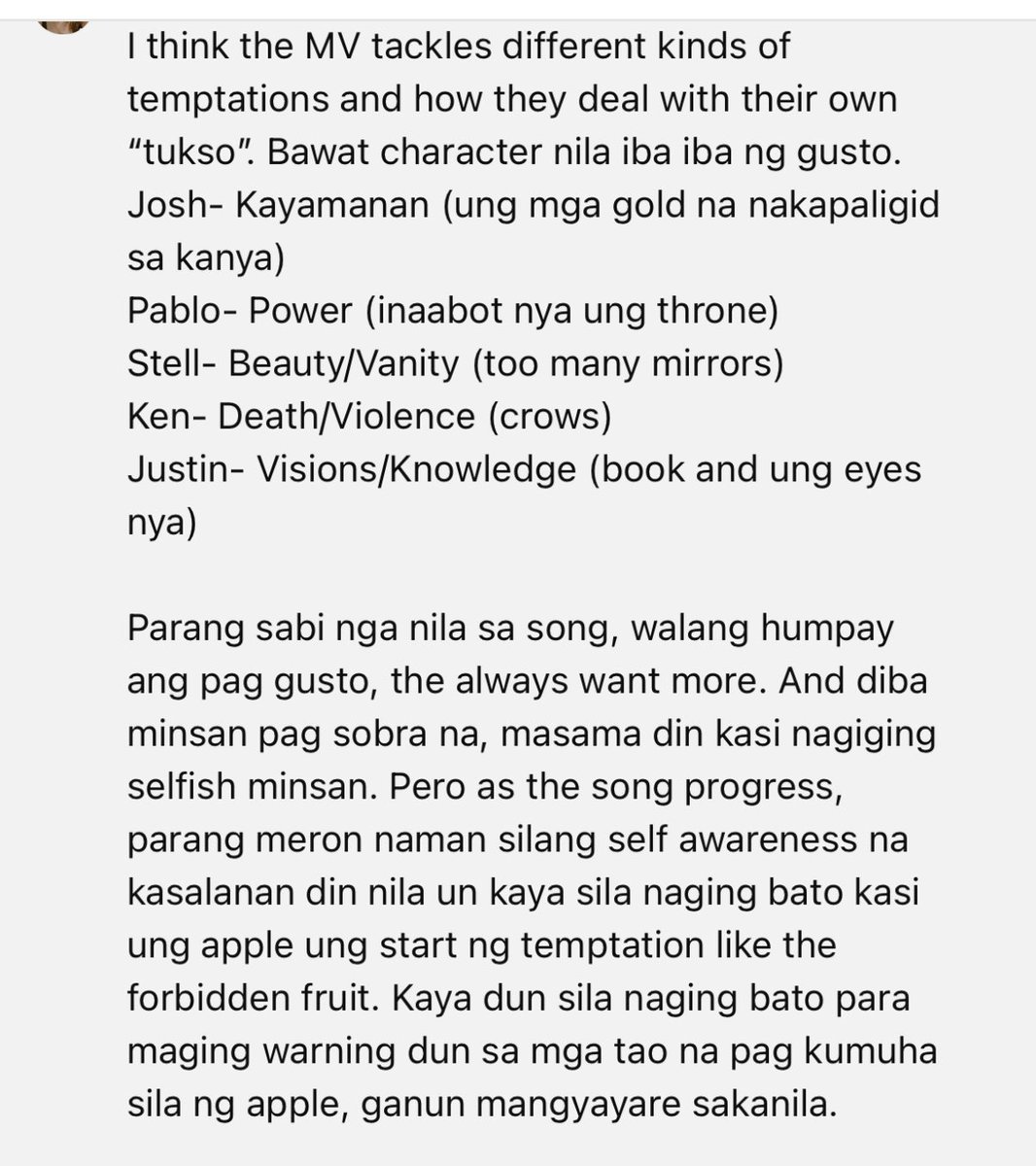 Madamkrissyy's tweet photo. Just saw in a random comment sec. Kung sino kaman ikaw ay isang dakilang Analyzer 👏👏

DAM MUSIC VIDEO RELEASE
@SB19Official #SB19
#SB19DAM #SB19DAMOutNow
#SB19DAMMVOutNow #SimulaAtWakas https://t.co/OtA4SD3DfB
