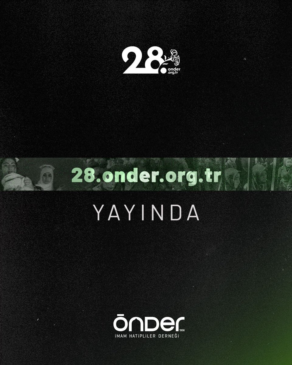 ▪️Yayındayız
 
▪️28 Şubat’ın 28. yıldönümünde süreci kayıt altına almak, tanıklıkları aktarmak ve tarihe not düşmek üzere web sitemizi açtık.
 
Siz de yaşadıklarınızı paylaşabilirsiniz.
 
Unutmadık, unutturmayacağız
 
🔗 28.onder.org.tr

#28Şubat
#ŞubatHep28