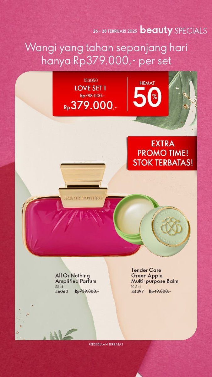 Cuma sampai hari ini, kuy diorder 
Bisa langsung komen yaaa