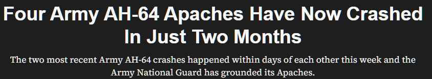 ShiroBarks's tweet image. Grounded to apache bhi hote hai, but sill paying 1 billion for 6 of them