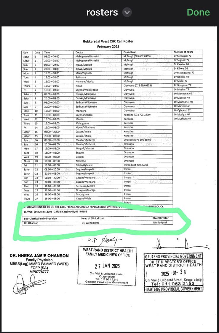 This is the problem. The top 3 management of the hospitals in West Rand. There is not a single South African.

No wonder South African doctors are sidelined and unemployed.