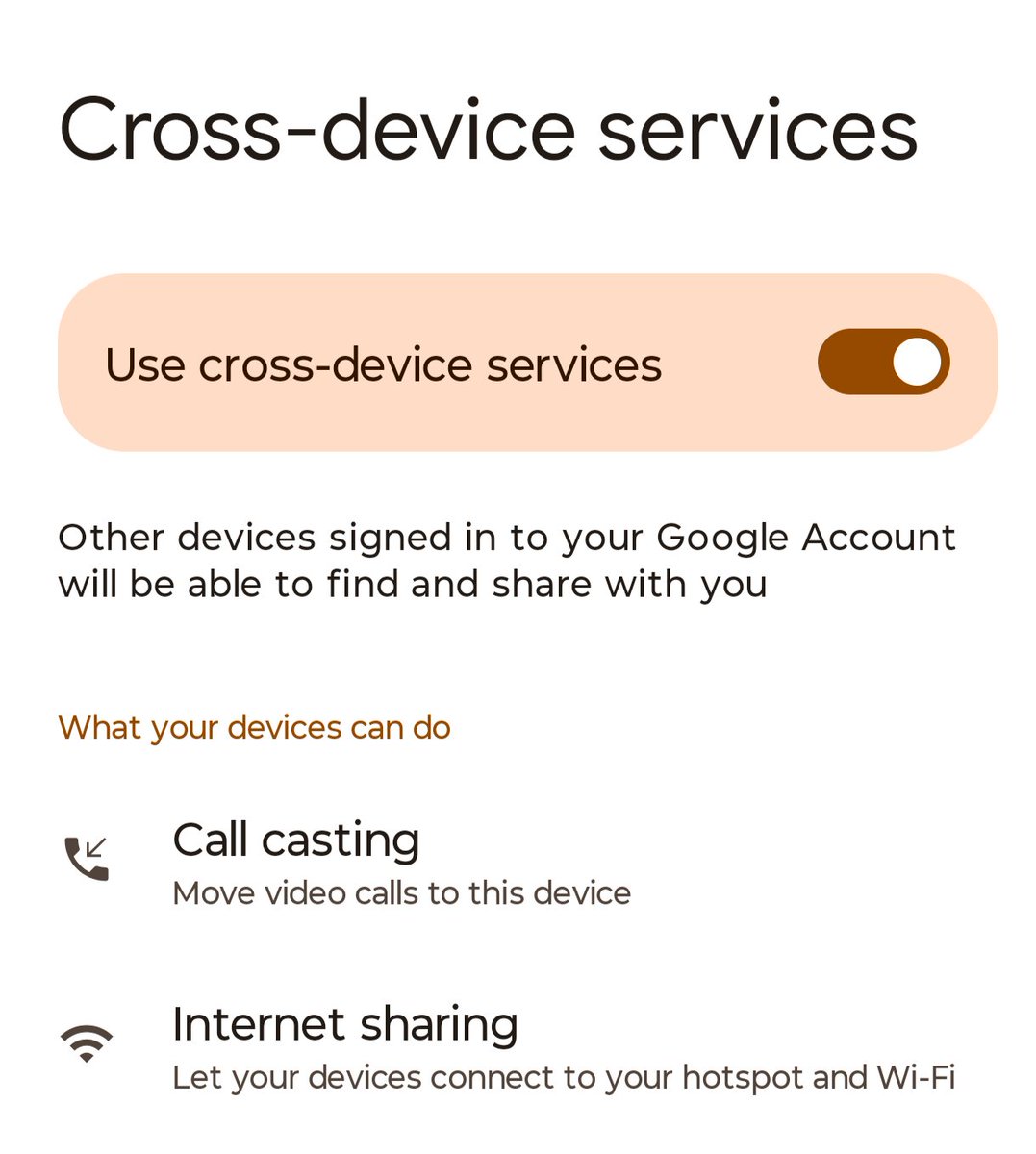 patel_grv's tweet photo. Cross-Devicr Services can cast your VideoCalls to other #Smartphone which have same #google account.
#Android15 #iOS18 #Software #Update
For #GRVsCommunity https://t.co/FByp9DlMKf