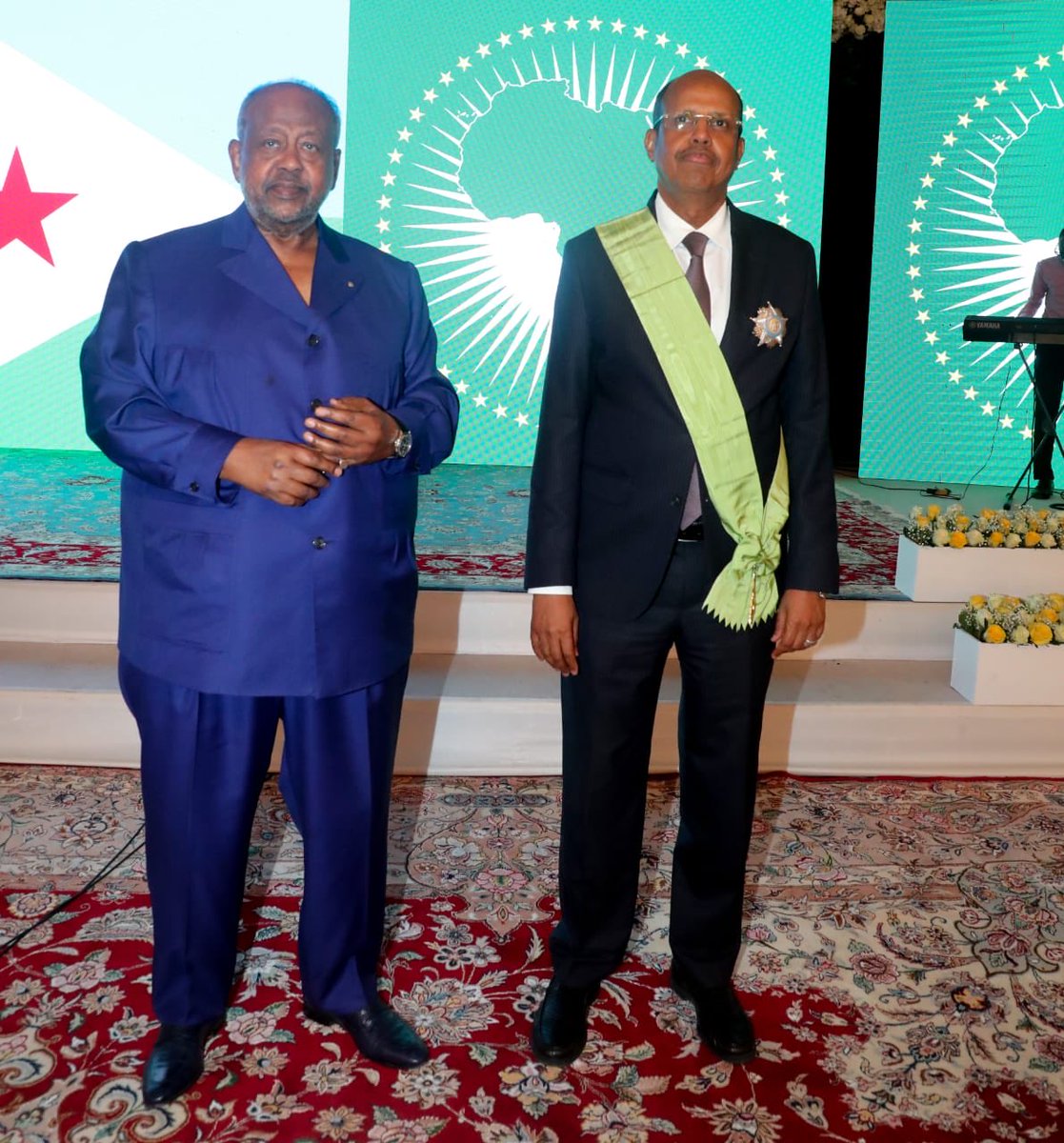 Yesterday , pdt Guelleh honored me with the highest decoration of the country for years of dedication and hard work. now, it is time to turn this chapter of my career and move to the African Union to serve our continent and its peoples to the best of my ability .I am overwhelmed.