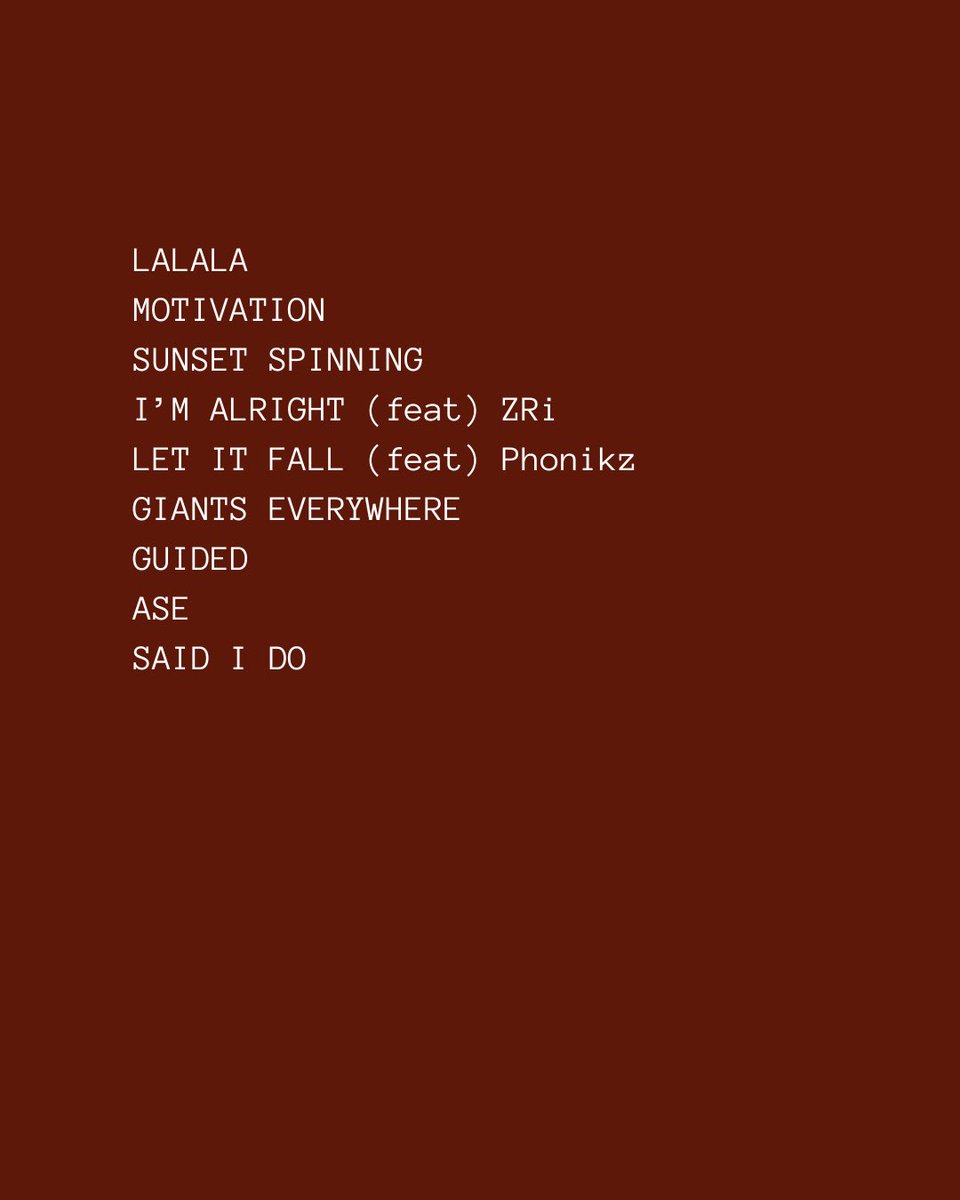 “Don’t Forget to Remember” - Out Now which is craaaazy 

linktr.ee/chipego_