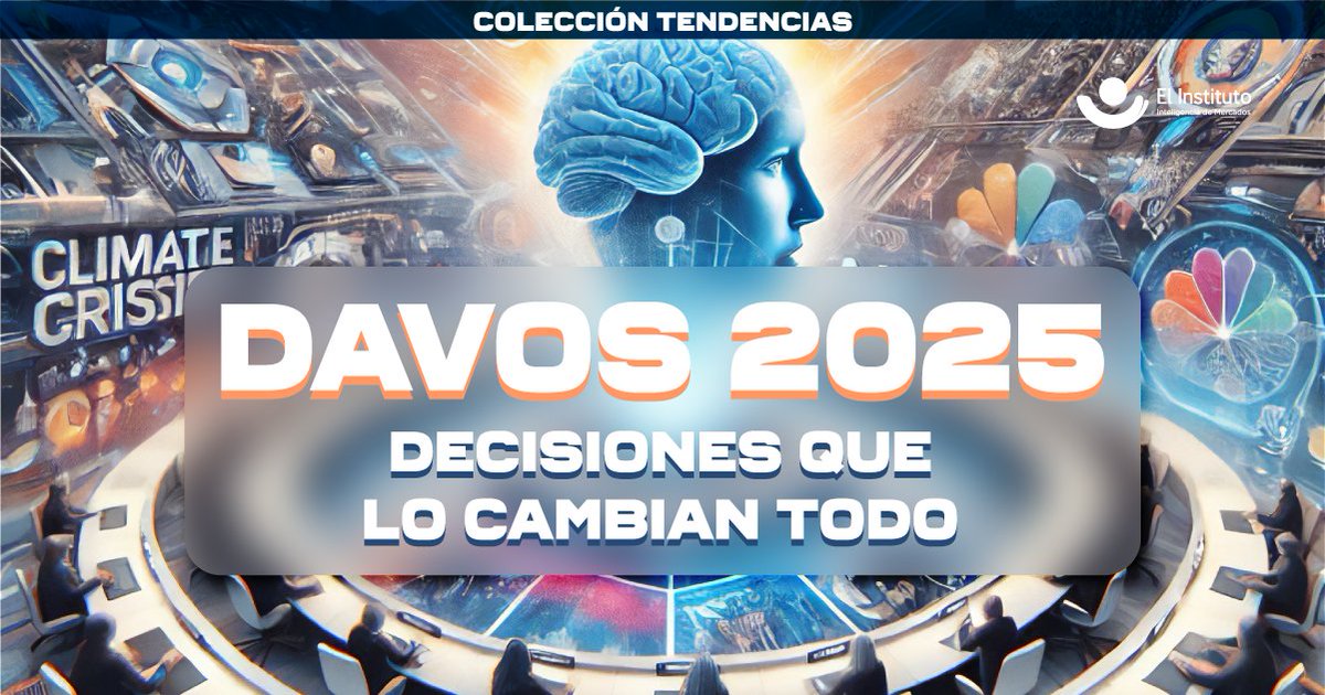 La colaboración ya no es opcional, es indispensable.
+3,000 líderes globales lo dijeron en el #WEF2025: si no actuamos YA, nos lleva la corriente.
2025 es un año de consecuencias.
Las decisiones de hoy marcarán el 2050. 
👉🏼 bit.ly/DecisionesInte…