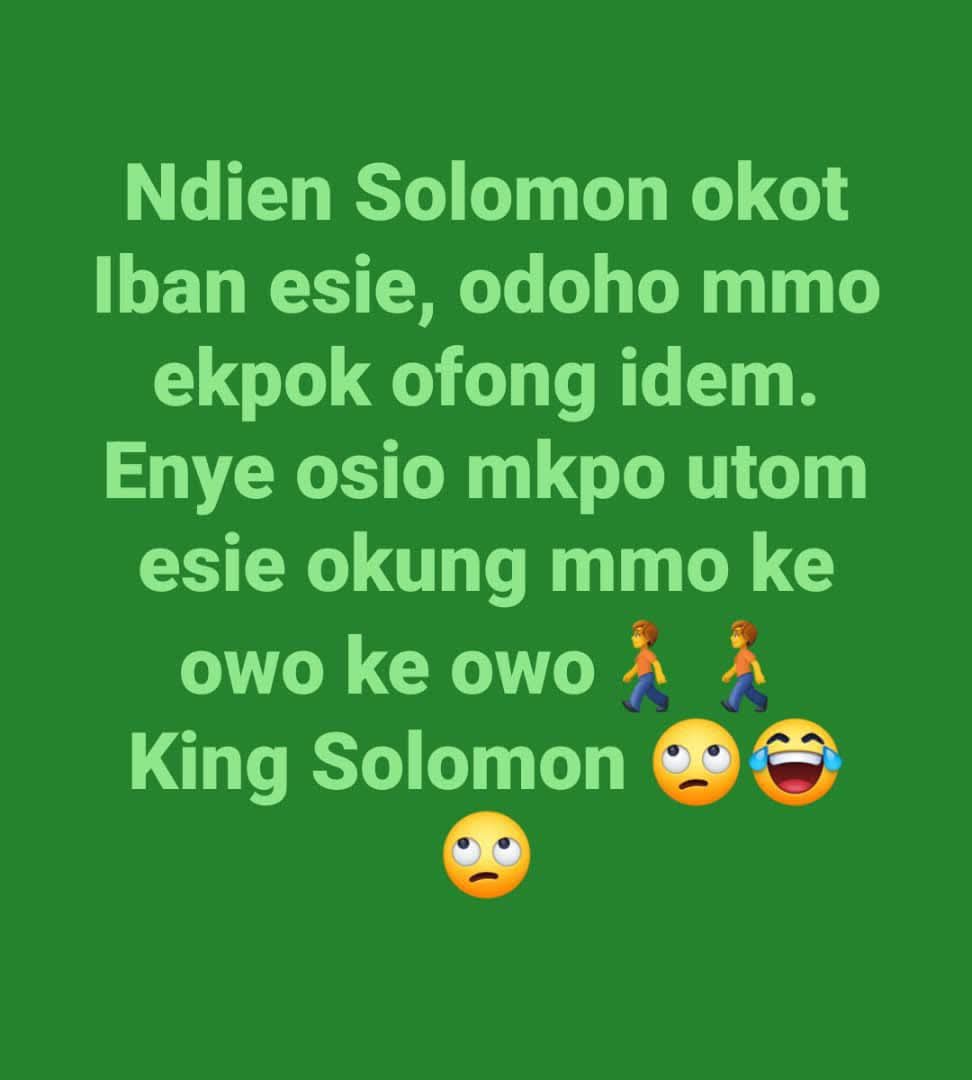 Ibibio/Efik is undefeated kpong 🤣