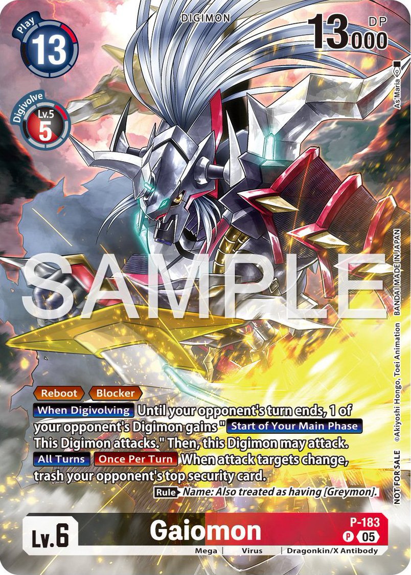 Digimon_Freaks's tweet photo. Carta de #Gaioumon / #Gaiomon del #DigimonCardGame Booster Set 21 Illustration Celebration Pack.
Arte del artista #AsMaria
#Digimon #TCG https://t.co/r1oACunPE5
