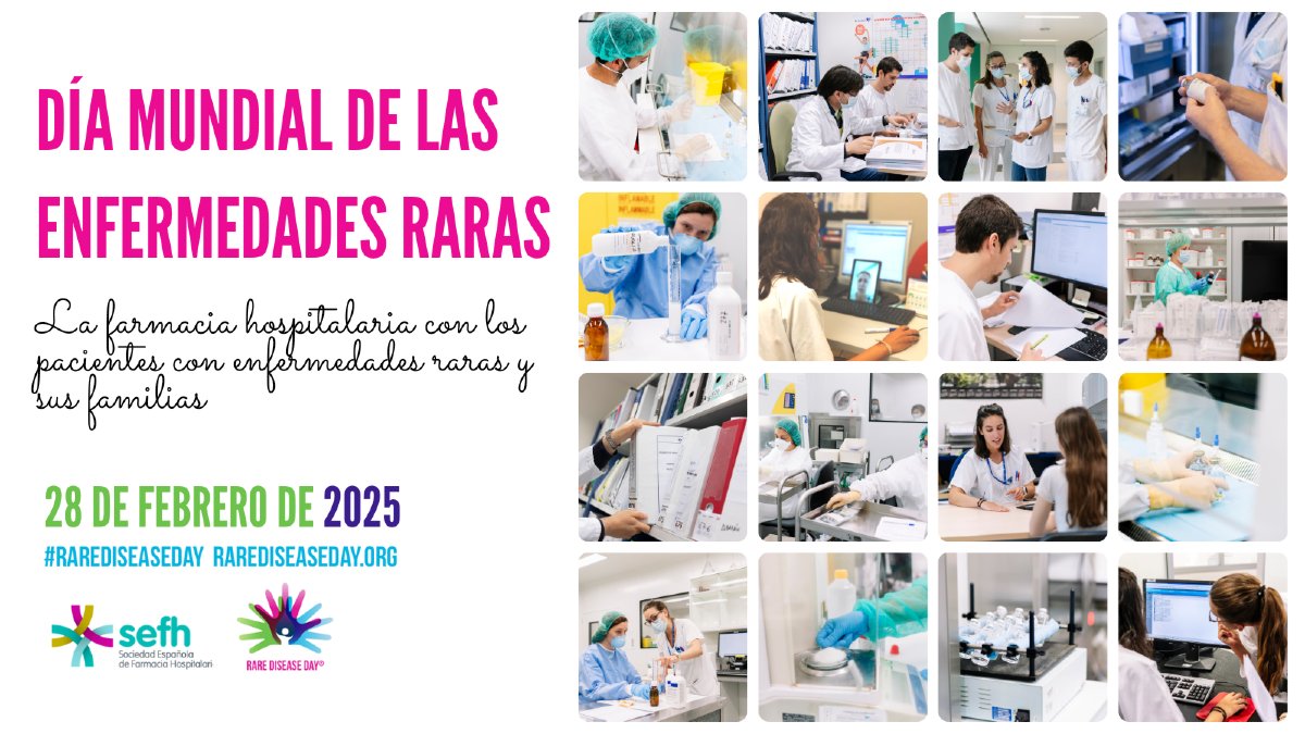 300 millones de personas en todo el mundo viven con una enfermedad rara

Desde #FarmaciaHospitalaria nos unimos al #DiaMundialEnfermedadesRaras para resaltar nuestro compromiso en brindar atención personalizada a quienes más lo necesitan

🧮evaluación de medicamentos huérfanos