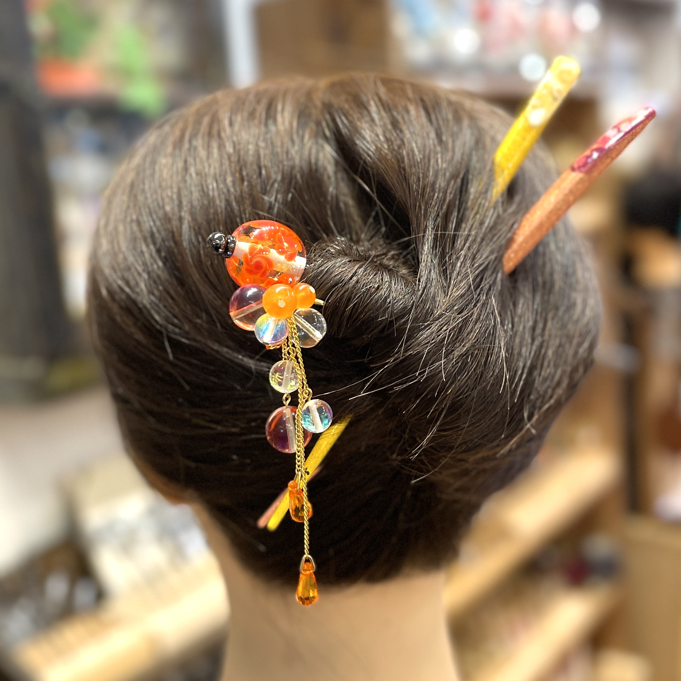 天球儀一本簪｜普段使いの簪・ヘアアクセサリーブランド