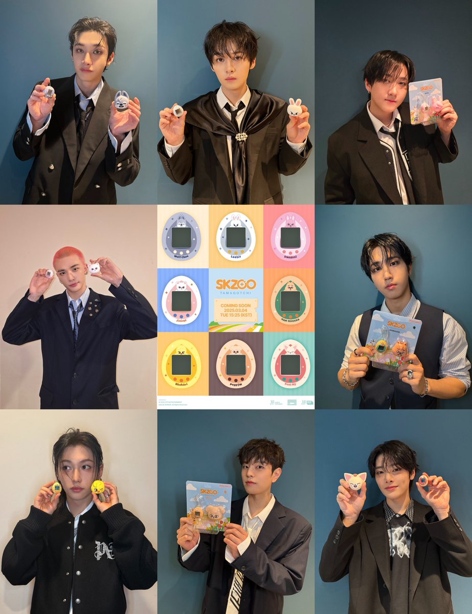 SKZOO X TAMAGOTCHI👾🥚 スキズのたまごっち 公式にて予約開始📣 🛒JYP