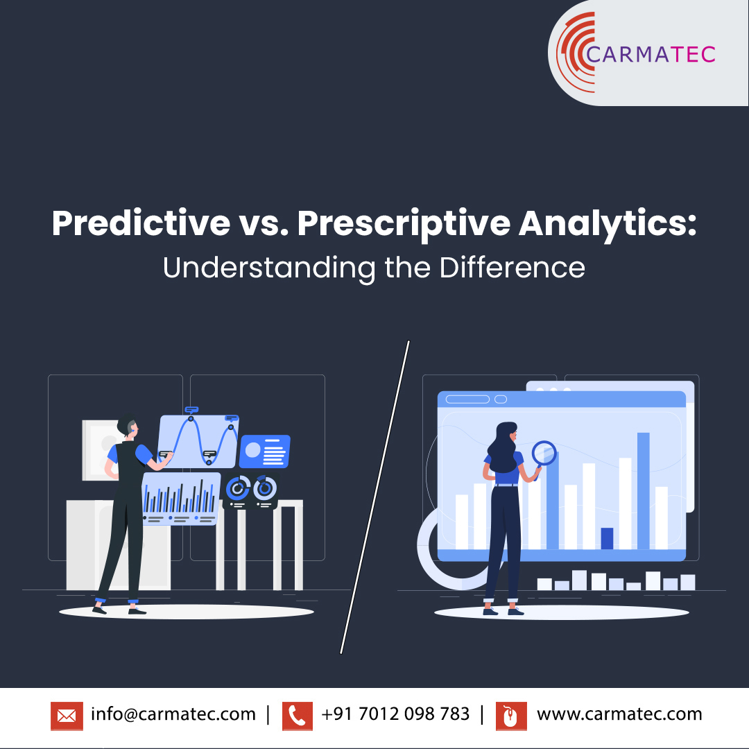 carmatec's tweet image. 📊 Predictive vs. Prescriptive Analytics 🔍
Predictive forecasts future trends using data, while prescriptive recommends actions to optimize outcomes. Stay ahead by not just predicting but planning!
 bit.ly/41l0565
#PredictiveAnalytics #PrescriptiveAnalytics #Carmatec