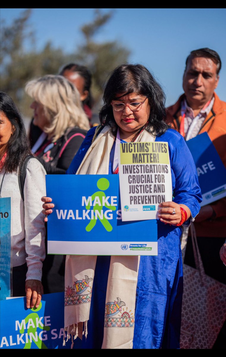 PrerrnaSingh's tweet photo. #Commitment to #SaferRoads
#roadsafety as a #globalhealth & development priority, aiming to halve road fatalities by 2030.
#India's commitment aligns with this vision—let’s drive change for safer, sustainable mobility!
#MarrakechDeclaration #SafeMobility #ActForRoadSafety https://t.co/L1R9f75hlH
