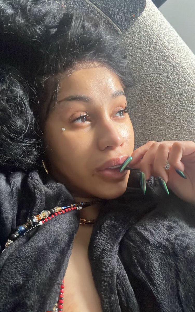 Cardi B via her Instagram story. 😍