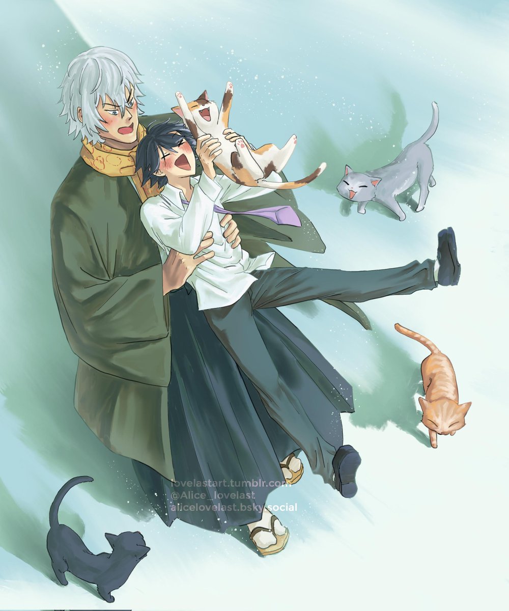 Alice_lovelast's tweet photo. Art for @darkromancebang event inspired by Koschei's wonderful fic!! I'm so happy and excited with their fic 🥰💕💕 thank you!! I love Fukuzawa and Ranpo going on dates 💖

#fukuran #福乱 https://t.co/xbr61v5zGR