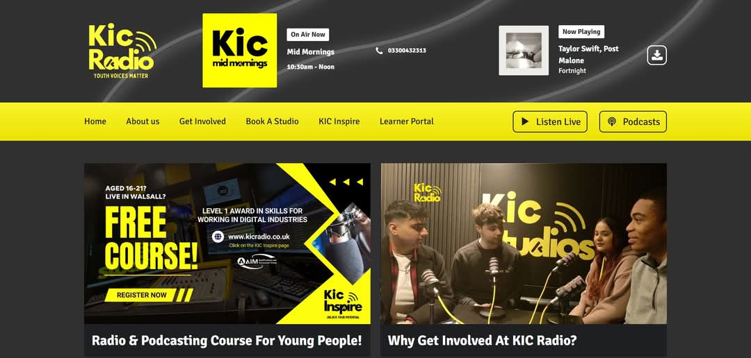 The Ryan and Simra Show!!📣 5PM TONIGHT 🎉

Tune in to the 'Ryan And Simra Show' at 5pm on KIC Radio via the KIC Radio app, Alexa by enabling KIC Radio Skill or visit kicradio.co.uk/player/

Ryan and Simra are bringing the best tunes, games and news!

#KICRadio