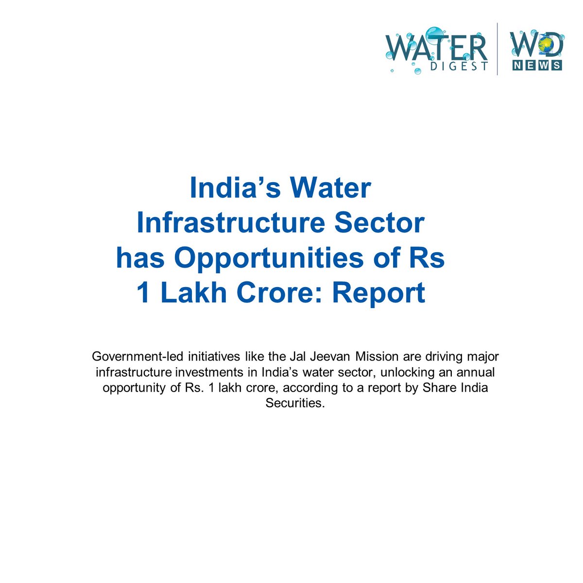 TheWaterDigest's tweet image. Read more: thewaterdigest.com/indias-water-i…