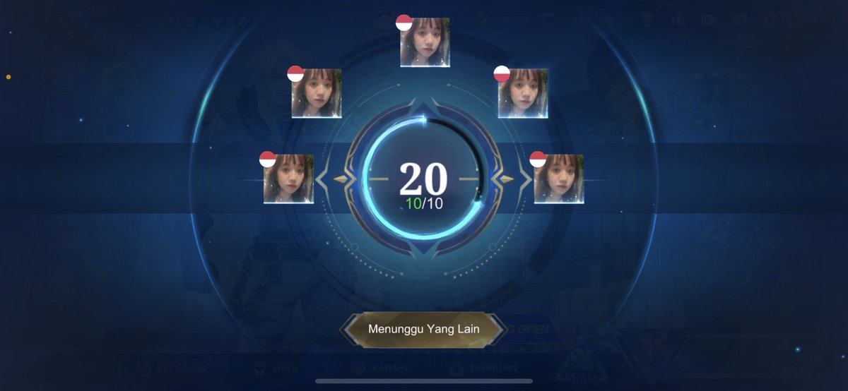 ketika main mobile legend tp temen2 pada pake mukaku 😭 
trus pada manggil ketua wkakakkakakkkkakakak asem asem