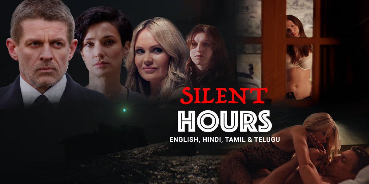 NameisSoni's tweet photo. Streaming: Book My Show

#SilentHours (Multi Audio) - Thriller,Mystery - (Rent) - Movie (A)
#TheGoldsmith (Multi Audio) - Horror,Thriller - (Rent) - Movie (UA)
#DeliverUs (Multi Audio) - Horror - (Rent) - Movie (A)
#ArthurtheKing (English) - Drama,Adventure - Movie (U) https://t.co/NU9giEe85j