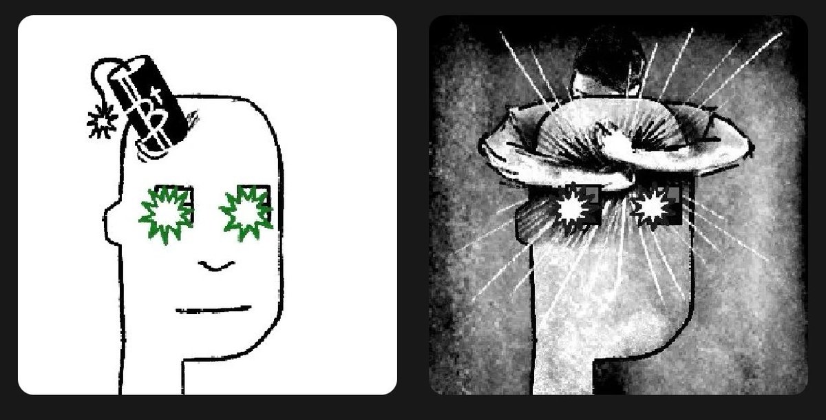 macbocian's tweet image. #twoarebetterthanone
I have not posted for a looong time my series about twin #inscriptions.
How about this pair od @OrdinalMaxiBiz ?
Need to find complementing Orange Eyes #ordinal as trios are 🔥🔥🔥