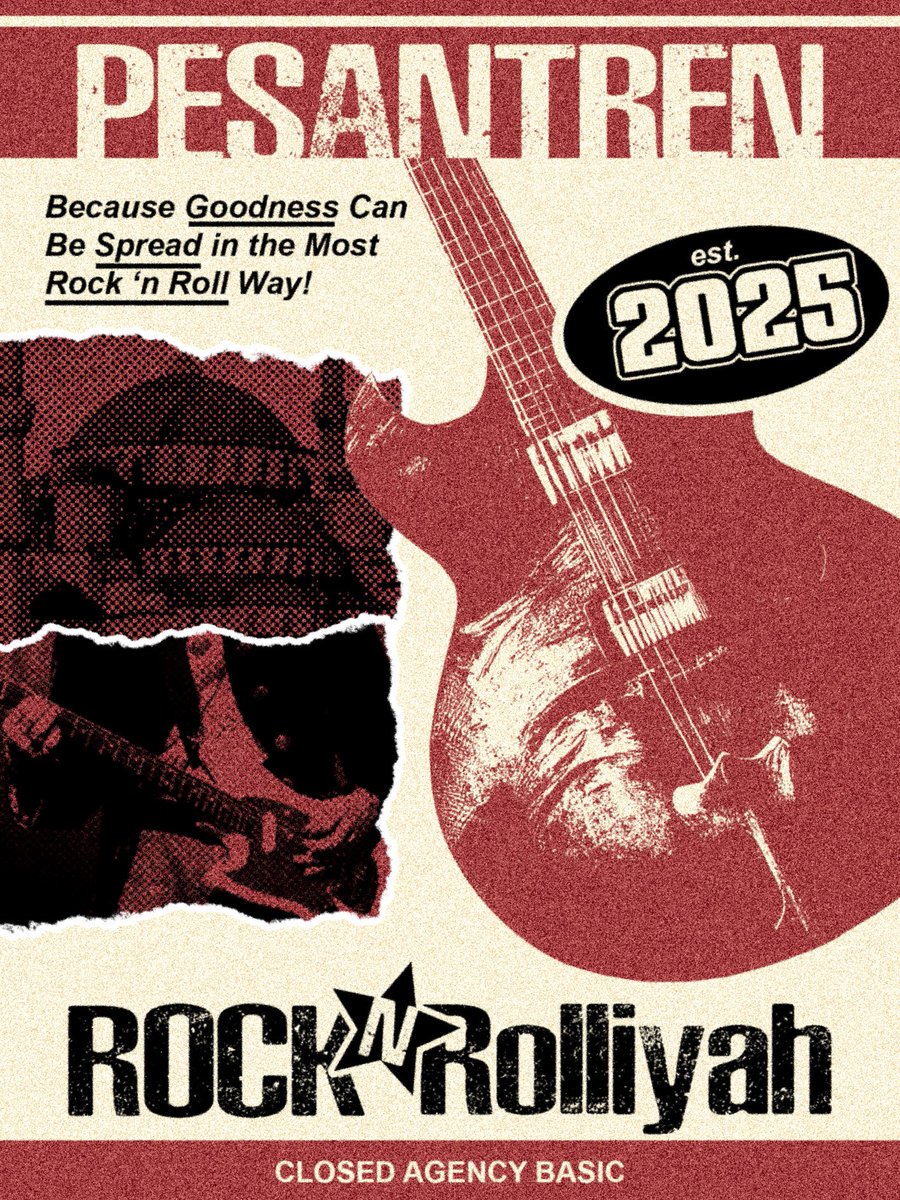 ROCKnROLLIYAH's tweet photo. 🎸⋆⭒ Don’t stop being rebels! Let’s choose a 𝐝𝐢𝐟𝐟𝐞𝐫𝐞𝐧𝐭 𝐫𝐞𝐯𝐨𝐥𝐮𝐭𝐢𝐨𝐧 ; 

From rebellion to redemption, from the stage to the pesantren—because 𝐠𝐨𝐨𝐝𝐧𝐞𝐬𝐬 can be spread in the most 𝖗𝖔𝖈𝖐 ‘𝖓 𝖗𝖔𝖑𝖑 way. 🔥 https://t.co/Z953N7cmBz