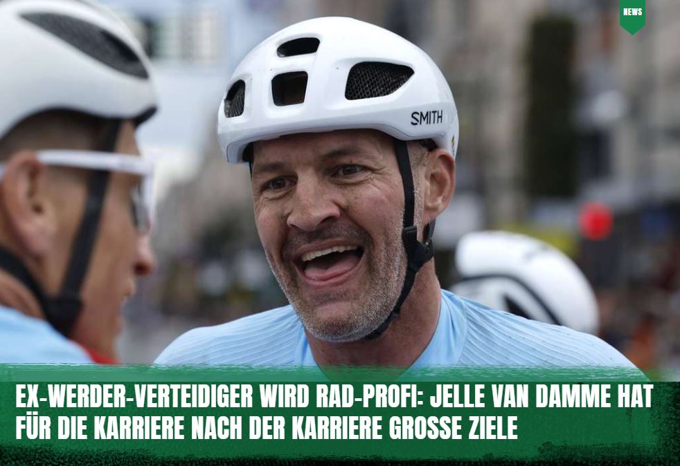 DeichStube's tweet image. Neue Karriere nach der Karriere: Ex-#Werder-Profi Jelle van Damme wird Rad-Profi: „Meine Familie nennt mich Kamikaze, weil ich von Null auf Höchstgeschwindigkeit durch die Kurven fliege!“ 👉 tinyurl.com/48kcespp

#vanDamme