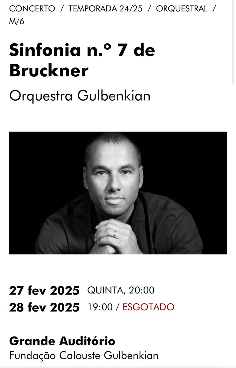 sofialobato's tweet photo. Olá Alguém quer ficar com dois bilhetes para hoje? @FCGulbenkian #gulbenkian https://t.co/Hn7n00wKWF