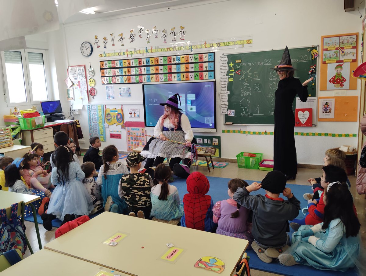 Esta semana hemos disfrutado de muchas actividades de carnaval 🎭, algunas de ellas nos han acercado a las tradiciones de nuestra tierra ¡¡ Muchas gracias <a href="/ampaclaudio/">AMPA EL PLANTIO</a> !! #proyectosdelClaudio #Carnaval