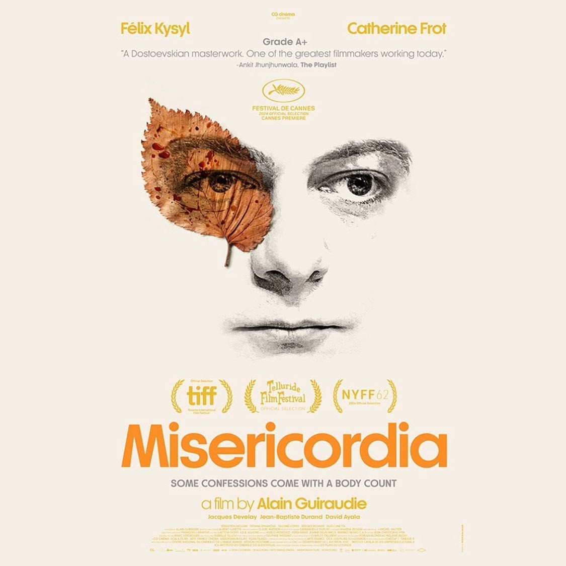 oh la classieuse affiche US de Miséricorde ❤️🍂 (Je profite de cet appât à esthètes pour rappeler que le nouveau QG officiel du purisme du cinéma est BS, et que c'est là qu'il faut être pour (hate)watcher les César ce soir oklm avec les meilleurs d'entre nous 😘)