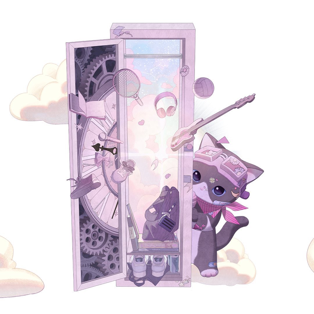 eeveephobic's tweet image. i love the art for all their albums and videos so much 😭😭🩷 its literally sooo cute