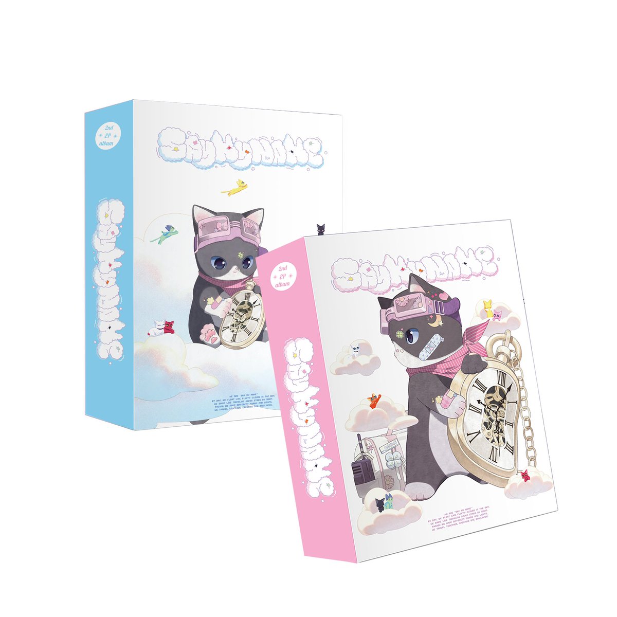 eeveephobic's tweet image. i love the art for all their albums and videos so much 😭😭🩷 its literally sooo cute