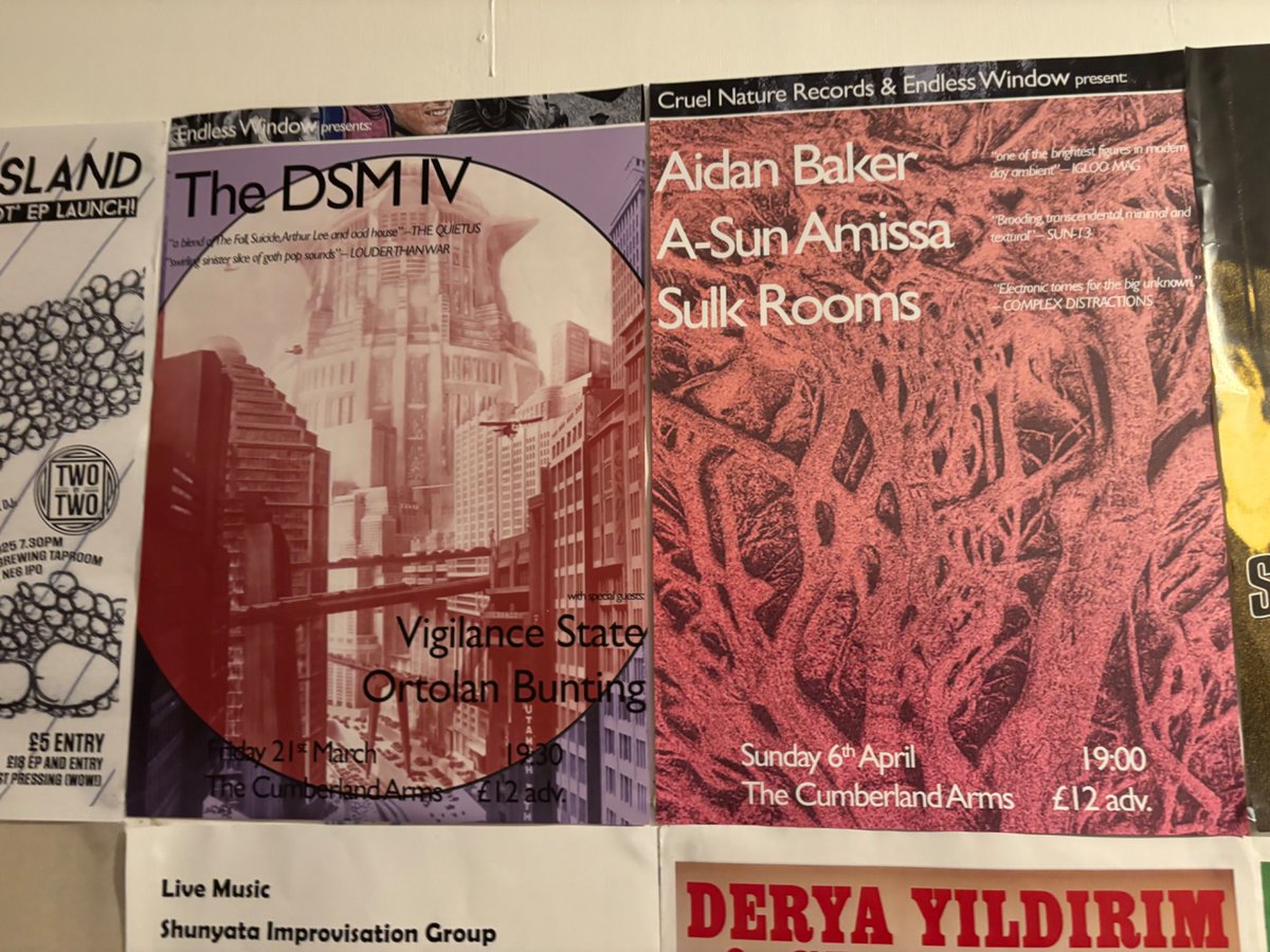 Endless Window (@endless_window) on Twitter photo Payday weekend, so another reminder of two very different but equally exciting shows of ours coming up shortly! <a href="/THEDSMIV/">THE DSM IV</a> <a href="/StateVigilance/">Vigilance State</a> <a href="/aslowsecret/">Richard Knox / A-Sun Amissa</a> <a href="/sulkrooms/">Sulk Rooms</a> <a href="/thecumby/">The Cumberland Arms</a>
TICKETS HERE: wegottickets.com/EndlessWindow/ Payday weekend, so another reminder of two very different but equally exciting shows of ours coming up shortly! <a href="/THEDSMIV/">THE DSM IV</a> <a href="/StateVigilance/">Vigilance State</a> <a href="/aslowsecret/">Richard Knox / A-Sun Amissa</a> <a href="/sulkrooms/">Sulk Rooms</a> <a href="/thecumby/">The Cumberland Arms</a>
TICKETS HERE: wegottickets.com/EndlessWindow/