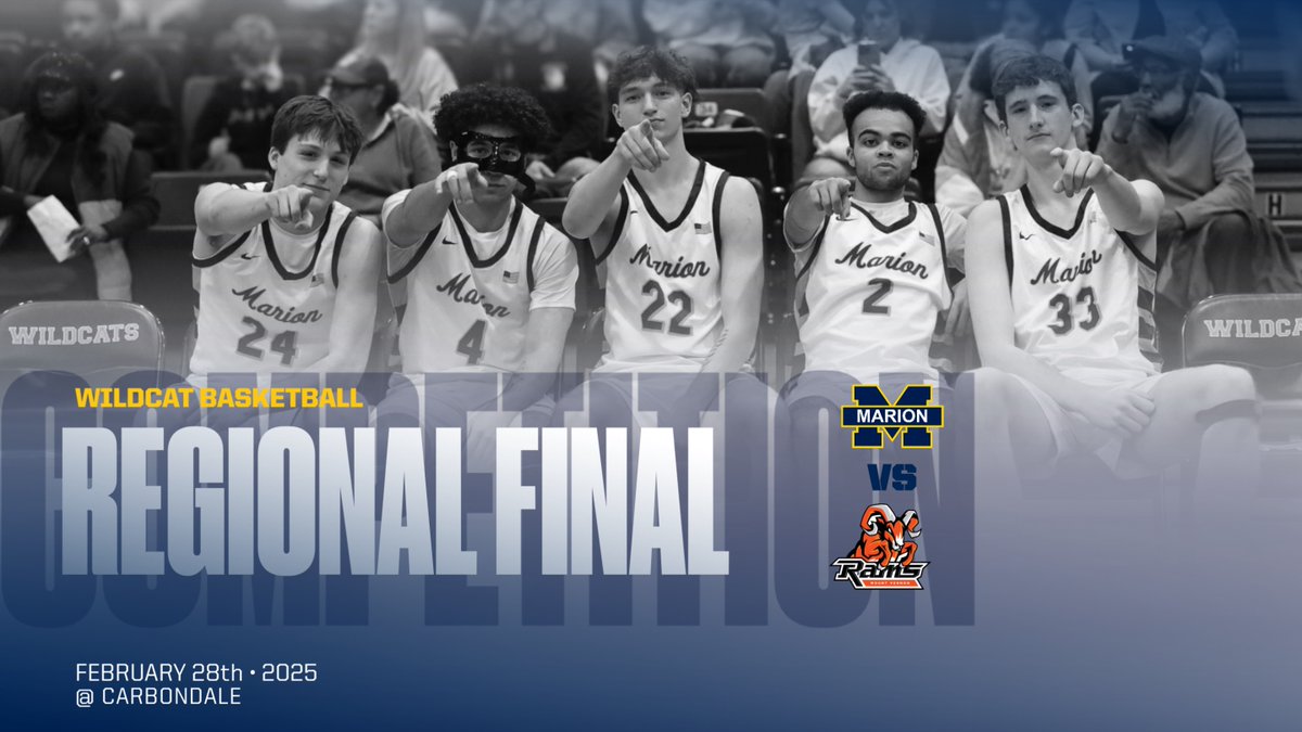 Wildcat Basketball will take on Mt. Vernon tonight at 7:00 PM for the 3A Carbondale Regional Championship! Good luck, CATS!