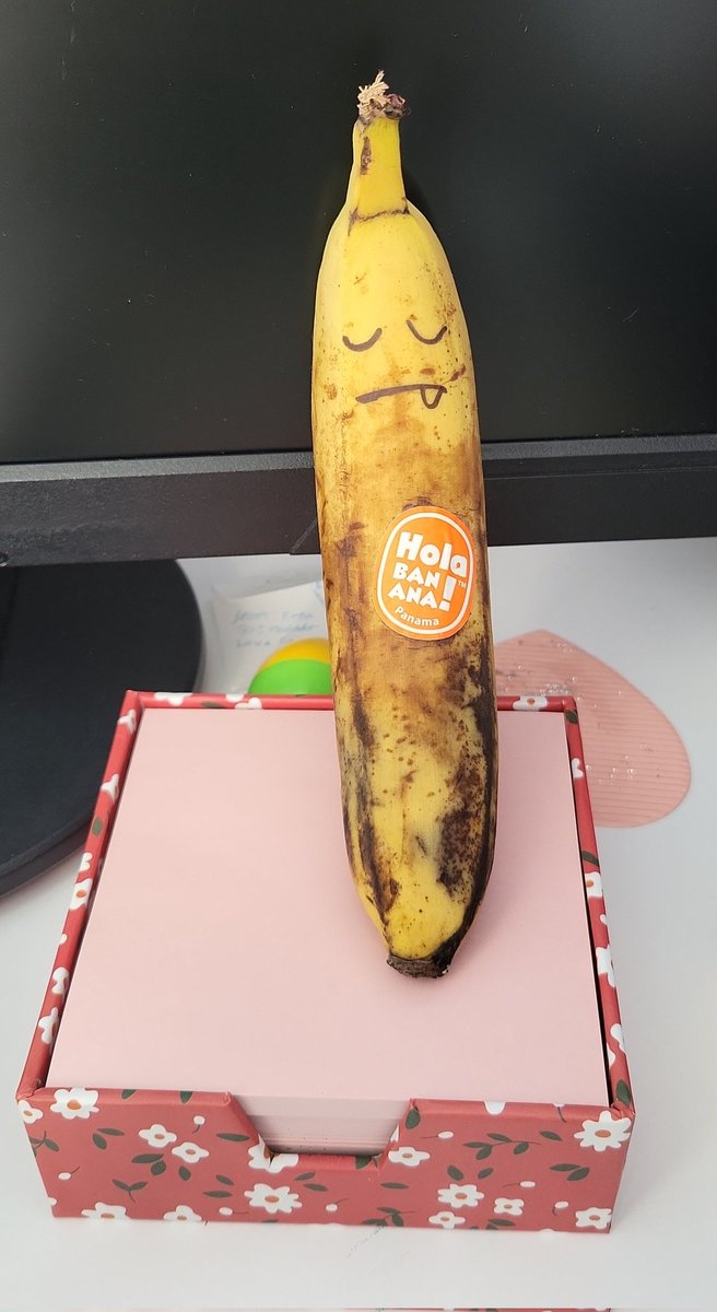 M_is_for_Magic_'s tweet image. This was a perfectly spotless yellow banana when I left yesterday? Had to give it the face I could feel its soul making.😵🍌
I think I can rest my case against the insane thermostat in my school.