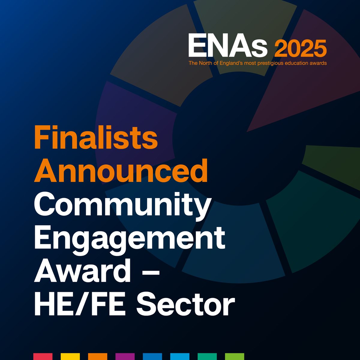 ENAs (@educatenorth) on Twitter photo Our finalists for the Community Engagement Awards (HE/FE Sector)✨
<a href="/cravencollege/">Craven College</a>
<a href="/EPNorthEast/">Education Partnership North East</a>
<a href="/SwarthmoreLeeds/">Swarthmore Leeds</a>
@/Franklin Sixth Form College
@/Hull College
@/Newcastle College
@/Northern School of Contemporary Dance
@/Redcar & Cleveland College Our finalists for the Community Engagement Awards (HE/FE Sector)✨
<a href="/cravencollege/">Craven College</a>
<a href="/EPNorthEast/">Education Partnership North East</a>
<a href="/SwarthmoreLeeds/">Swarthmore Leeds</a>
@/Franklin Sixth Form College
@/Hull College
@/Newcastle College
@/Northern School of Contemporary Dance
@/Redcar & Cleveland College