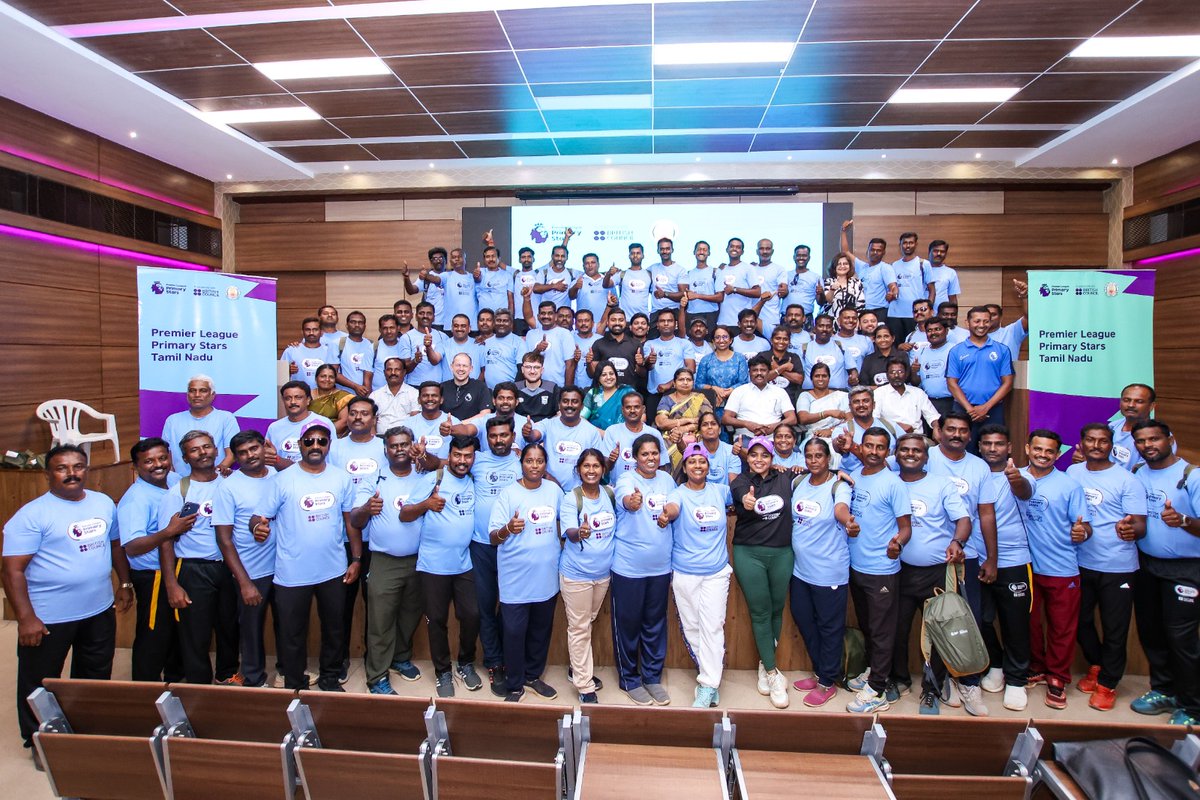 British Council in India (@inbritish) on Twitter photo Delighted to share that we, along with @tnschoolsed and <a href="/premierleague/">Premier League</a>, have completed the #PremierLeaguePrimaryStars project in #TamilNadu, with 12 days of extensive training provided to 69 PE teachers across all districts. ⚽️
<a href="/Anbil_Mahesh/">Anbil Mahesh</a> <a href="/Udhaystalin/">Udhay</a>
#PLMoreThanAGame Delighted to share that we, along with @tnschoolsed and <a href="/premierleague/">Premier League</a>, have completed the #PremierLeaguePrimaryStars project in #TamilNadu, with 12 days of extensive training provided to 69 PE teachers across all districts. ⚽️
<a href="/Anbil_Mahesh/">Anbil Mahesh</a> <a href="/Udhaystalin/">Udhay</a>
#PLMoreThanAGame