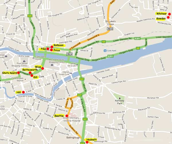 #OnThisDay 1921 Eleven British soldiers are shot in Cork City in retaliation for the six IRA volunteers executed that morning.  Six died, the others lived. The dead were: 
 L/Cpl. Beattie
Sgl. G Bowden 
Pte. W Gill 
L/Cpl. D Hodnett 
Pte. A Whitear
Pte. T Wise

#Ireland #History