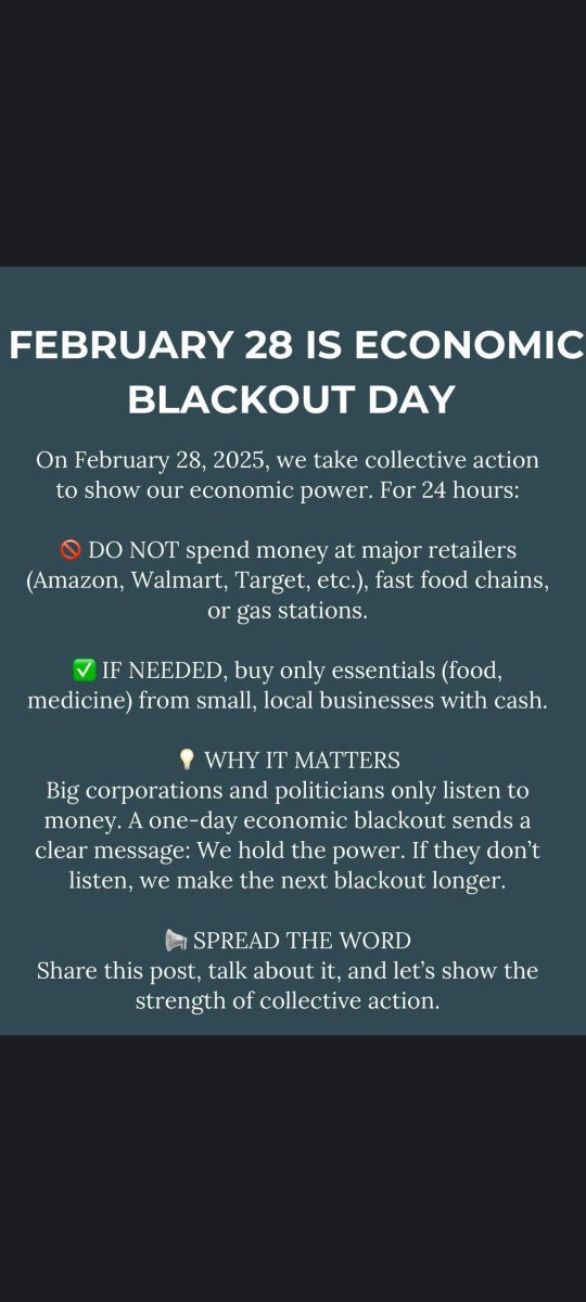 dclisa01's tweet image. Blackout day reminder. I will still be getting takeout tonight (with cash) from Shewa Ethiopian.