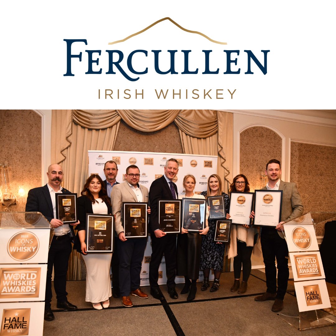 MASONRY_PR's tweet photo. 🥃 @PowerscourtDist   shines at the World Whisky Awards! 🏆 With nine awards – including a prestigious Hall of Fame induction – this is a momentous achievement for Wicklow’s whiskey scene.

Cheers to the team!

Read more: https://t.co/A8tgQ2M4uP https://t.co/mNirLAzmol