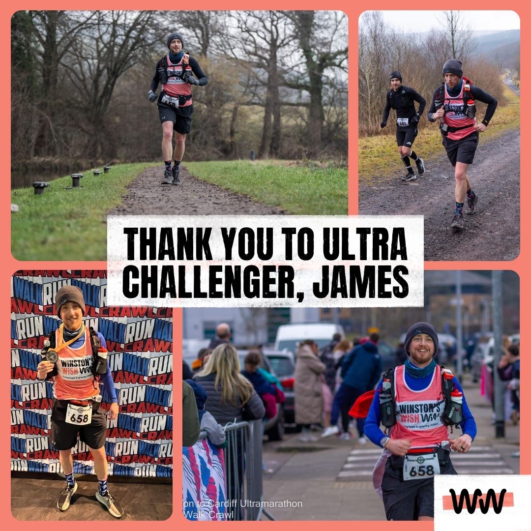 winstonswish's tweet image. Huge shoutout to our Ultra Challenger, James Perrett! 🎉

In an impressive 8 hours and 49 minutes, James smashed an Ultra Marathon for #TeamWinston, raising £1,480 in the process. 🙌

Thank you. ❤️