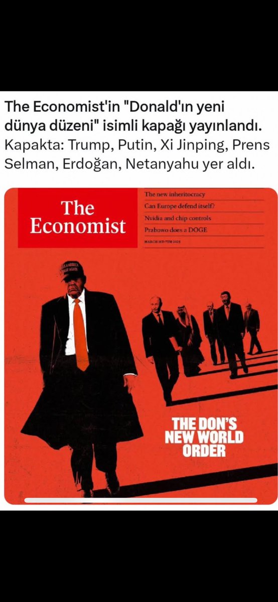 NE Mİ DEMEK İSTİYOR?
Bunu nasıl okumalıyız?
<a href="/serefoguz/">Şeref Oğuz</a> #trump #economist #Putin #selman #erdoğan #netenyahu #jiping