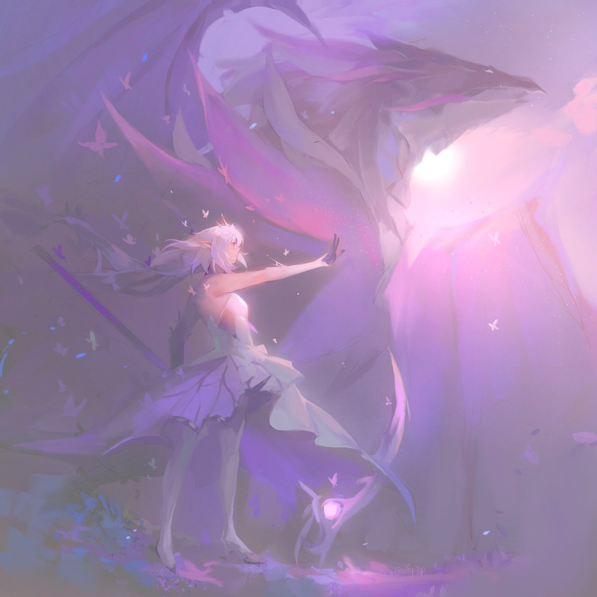 olfy_op's tweet photo. A girl and her big dragon
#Castorice #HonkaiStarRail https://t.co/FuQDleTI9Z
