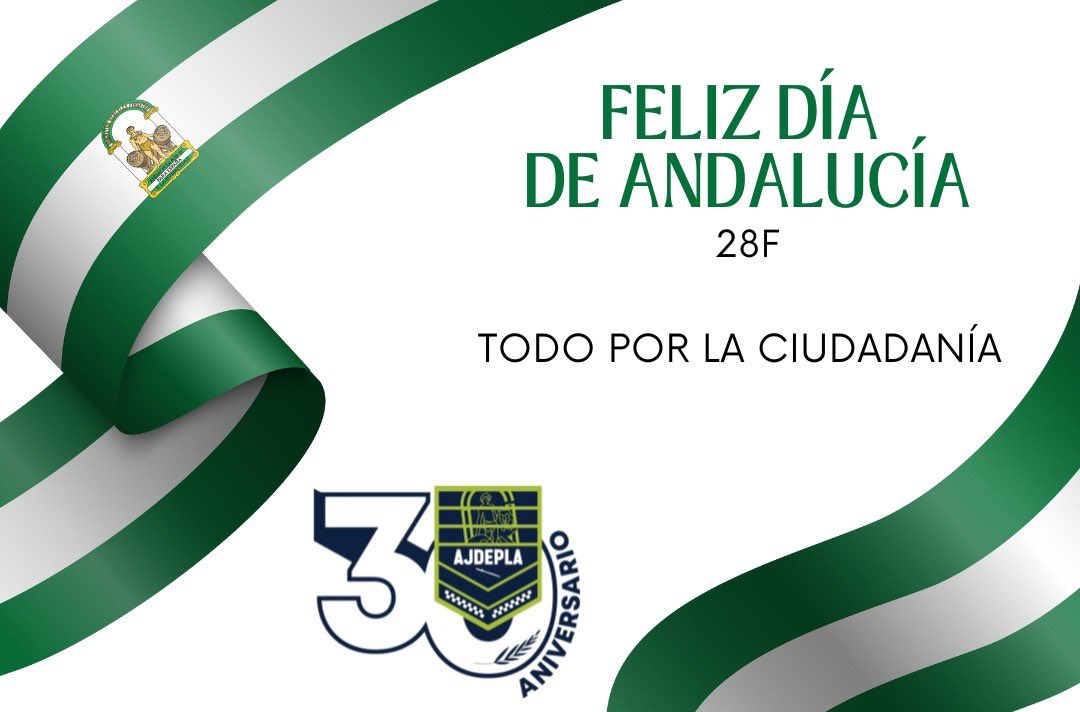 Nos sentimos orgullosos de nuestra tierra, de nuestro arte, de nuestra gente. Orgullosos de que la seguridad de nuestros ciudadanos no sea un lema, si no nuestra forma de vida.

¡Feliz Día de Andalucía!

#28Feb 
#DiaDeAndalucia 
#Andalucia