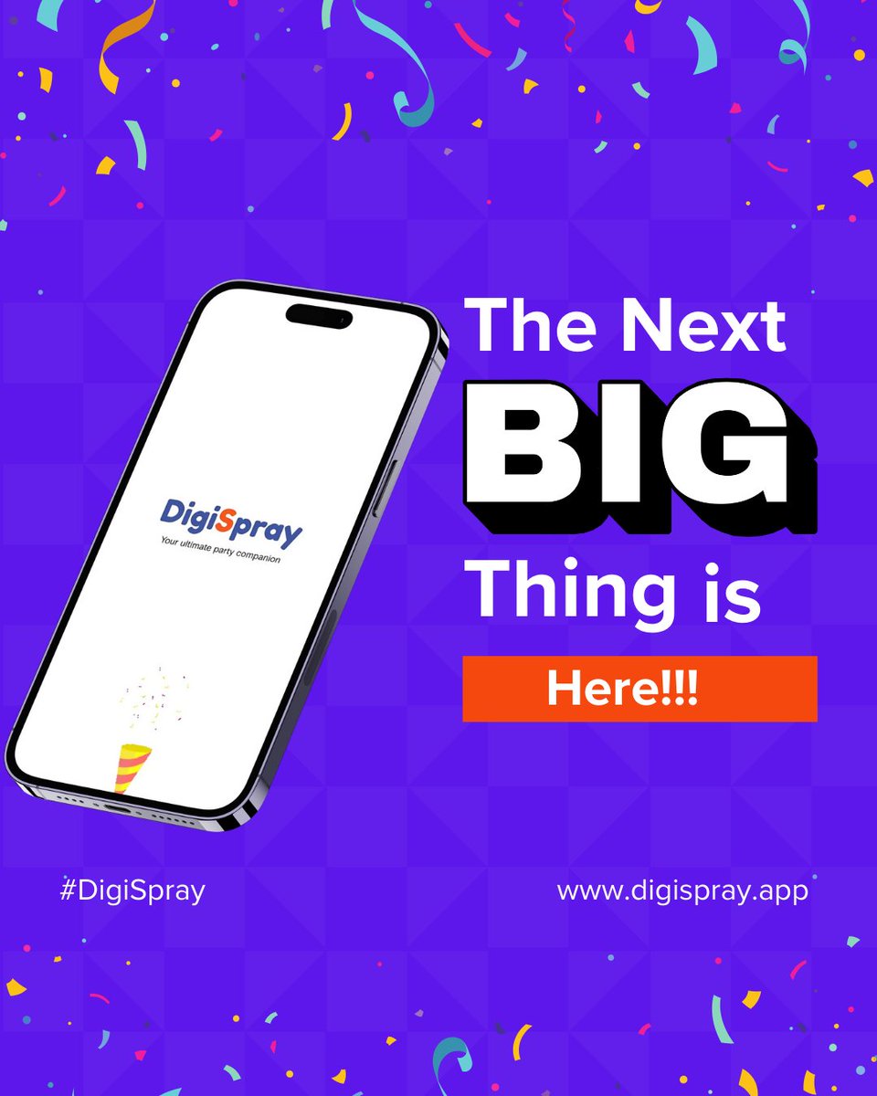 DigisprayApp's tweet photo. 🎉 Your event is about to take a new turn with DigiSpray! 💸🚀 Say goodbye to cash hassles and spray money digitally with ease! 🎁✨ Celebrate, gift, and make every moment unforgettable! 🎊💃🏽 Stay tuned!

#DigiSpray #SprayMoneyDigitally #FintechInnovation #lambo #TechNews https://t.co/309hcEbwYe