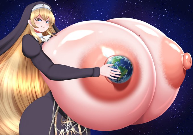 超巨大シスターオルディーヌさん
乳内地球浄化 