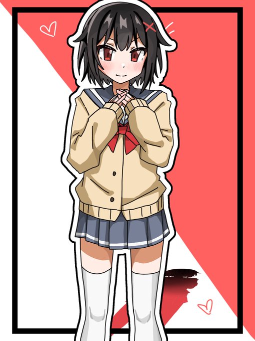 skebで依頼したうちの子が納品されました 
たまには変身スーツだけじゃなく
制服姿も頼みたくなりまして…
頬赤らめてるアカネちゃん可愛いね…!あと髪が赤いと制服姿でも大分印象変わって新鮮で良い!これ以外も表情差分を描いて頂き有難う御座いました…!

次リプで絵師様紹介になります～ 