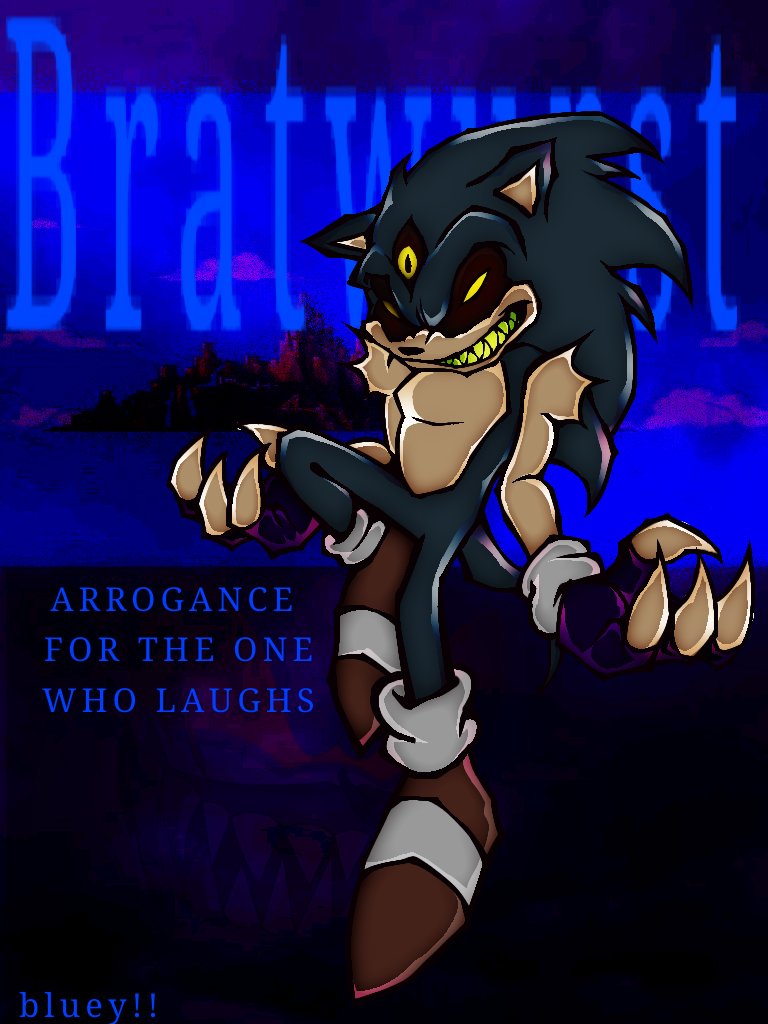 Random_430's tweet photo. BRATWURST BLUEIFYED!!!!
[ #sonicexe #exeoc #execommunity #blueifyed ] https://t.co/iYd7pxF0Du