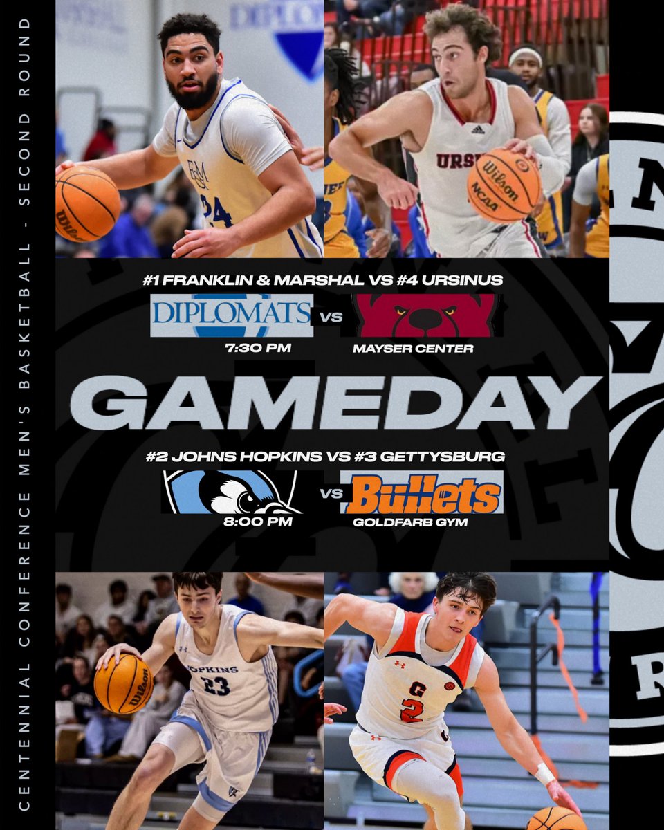 CentennialConf's tweet image. 🏆 BASKETBALL SEMIFINALS 

One step closer to the CC crowns! The 2025 Centennial Conference Semifinals are here. 

Follow the action:
WBB Champs Central: bit.ly/41hGGDf
MBB Champs Central: bit.ly/3XjWi82

#CCmbb #CCwbb #d3hoop